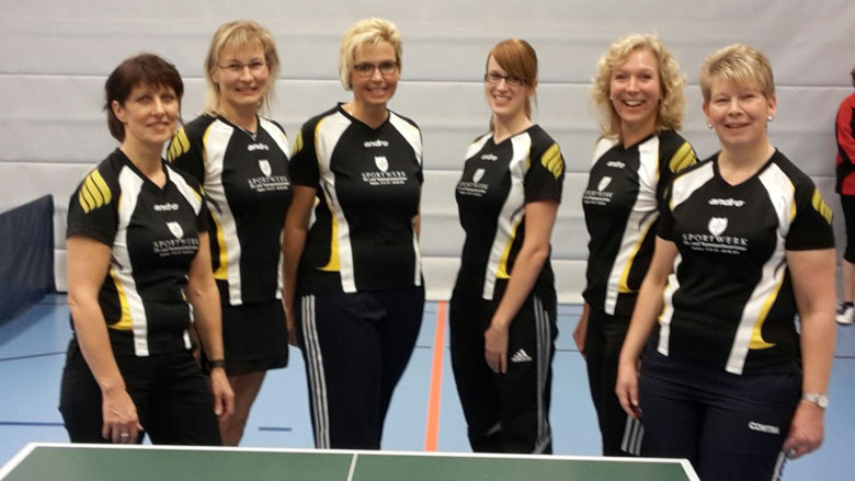 Mannschaftsbild 2. Damenmannschaft Tischtennis TSV Loccum